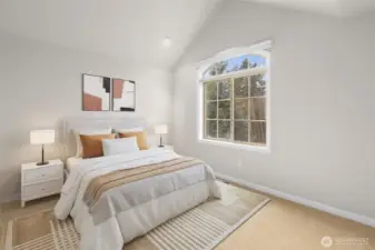 Bedroom #2 (virtually staged)