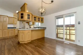 Dining located off the kitchen!