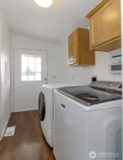 Washer and dryer stay!