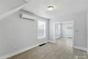 Unit B Living Room/Dining Room.