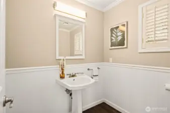 Powder Room on main level