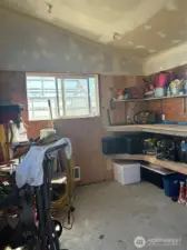 Shed/workshop with natural light