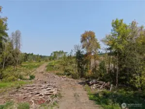 Entry drive has been put in. This is the view from Cedar Creek Rd.