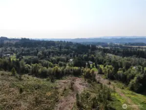 Aerial view looking South. Endless possibilities for the perfect view!