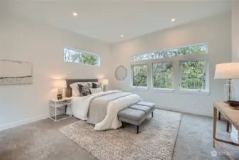 Primary Bedroom is gracious and size- your own personal retreat!