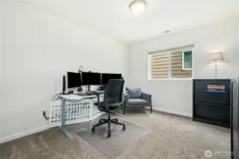 Upper level bedroom (currently used an as office).