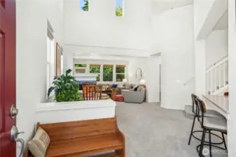 Light filled entry