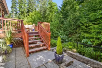 Private patio space