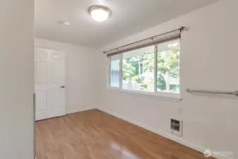 3rd bedroom with garden view