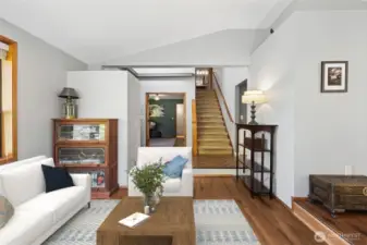 Virtually Staged Living Room
