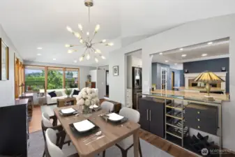 Virtually Staged Dining