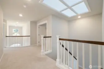 Upstairs Landing Area With Skylight