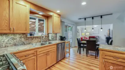 Enjoy ample counter space and a seamless flow into the dining and living areas.