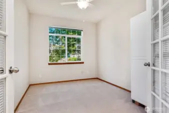 3rd bedroom with wardrobe.