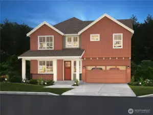 Homesite 1 Digital Rendering - Plan A1 / C
