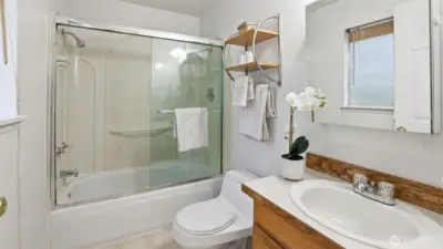 Enjoy the ease of your own private ensuite, complete with shower and thoughtful details.
