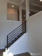 Entry looking towards main level great room.  Photos are of a similar home-features can vary-ask site agent for details