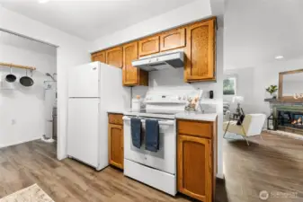Kitchen with pantry