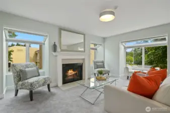 Three alcoves make for additional options to incorporate desk space, cabinetry or bench seating without impeding into your living space.