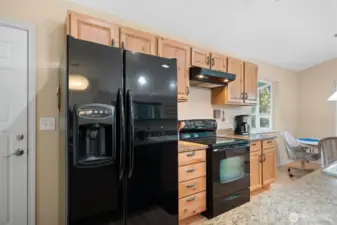 Door on the left exits on to the deck.