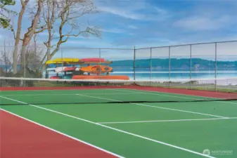Tennis on the beach!