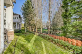 Beautiful views of the landscaping and the community trail system