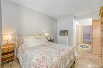 Room for a king size bed & lots of room for large furniture