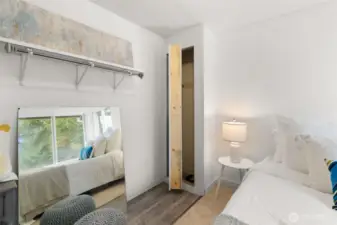 Secret storage door perfect for storing valuables.