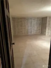 Extra large finished room in the basement