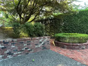 Basement patio which is located off of the basement entrance.