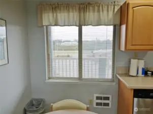 Kitchen/Dining Room window looking towards the East.