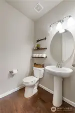 Main floor half bath
