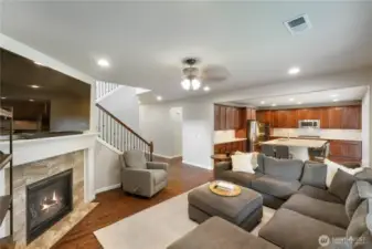 Open concept living room