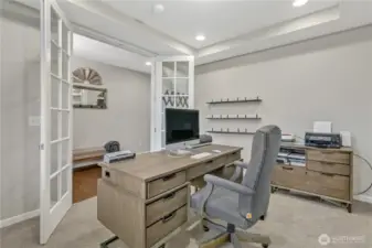 Dedicated office space.