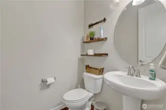 Main floor half bath