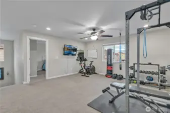 Upstairs living room
