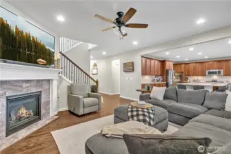 Open concept main floor