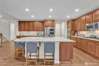 Huge kitchen island!