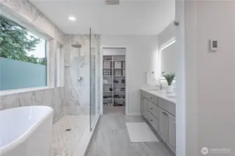 Spa-like bathroom