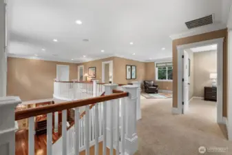 Open to below loft.
