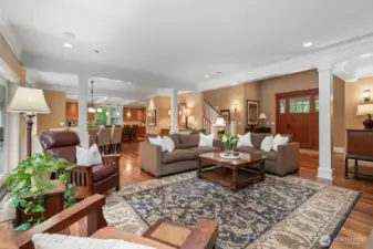 Open Floor Plan w/ whole house Sonos Stereo System.