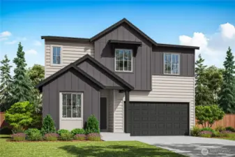 Exterior Rendering of Homesite 11.