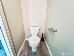 1/2 bathroom in the main level