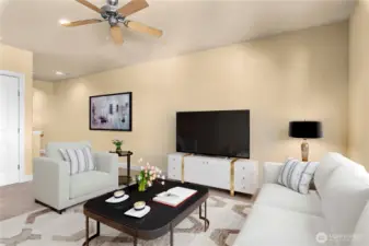 Bright and welcoming great room with seamless connection to outdoor living spaces