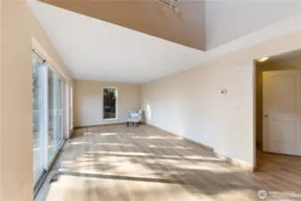Vaulted Ceilings in Living Room