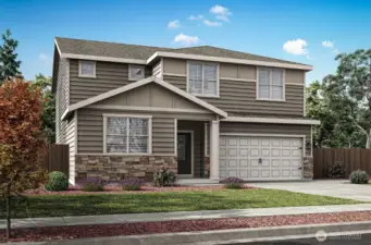 Example of the Whidbey floorplan to be located at 9751 Hay St SE