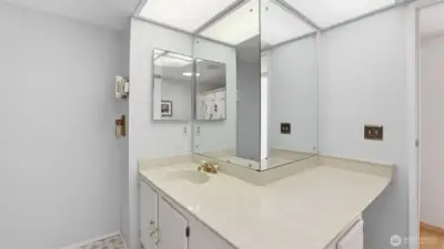 Another look at the upstairs guest bathroom.