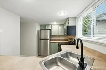 Second view of kitchen.