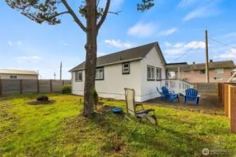 Fully Fenced yard great for kids and pets.