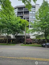 FRONT OF BUILDING. SECURE ENTRY